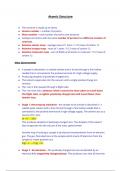 AS AQA Chemistry 3.3.1 Atomic Chemistry notes