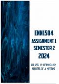 ENN1504 Semester 2 Assignment 1 2024