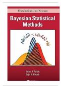 Solution Manual for Bayesian Statistical Methods, 1st Edition By Brian J Reich , Sujit K Ghosh (CRC Press)