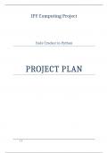 Python Code Cracker: Project Plan 