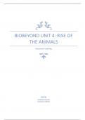 BioBeyond Unit 4: Rise of the AnimalS