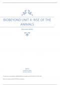 BioBeyond Unit 4: Rise of the Animals