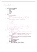 BIOS 242 Microbiology Midterm Study Guide (Version-3) Midterm Micro Chapter 1-13, BIOS 242: Microbiology, Chamberlain. Best document for exam.