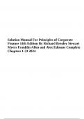 Solution Manual For Principles of Corporate Finance 14th Edition By Richard Brealey Stewart Myers Franklin Allen and Alex Edmans Complete Chapters 1-33 2024