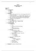 BIOS 255N A&P III Final exam review-Study Guide-Anatomy and Physiology III with Lab, Chamberlain.