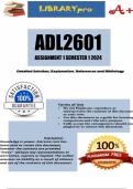 ADL2601 Assignment 1 (DETAILED ANSWERS) Semester 1 2024 (666189) - DUE 8 April 2024