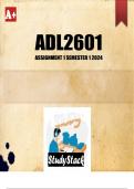 ADL2601 Assignment 1 Semester 1 2024 (ANSWERS)