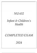NU 632 INFANT'S HEALTH EXAM HERZING UNI 2024.