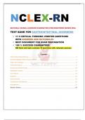 NCLEX-RN {NATIONAL COUNCIL LICENSURE EXAMINATION [FOR] REGISTERED NURSES (RN)} TEST BANK FOR GASTROINTESTINAL DISORDERS|NCLEX-RN QUESTIONS WITH ANSWERS AND RATIONALES