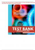 Test Bank Lilleys Pharmacology for Canadian  Health Care Practice 4th Edition Sealock Questions  And Answers All Chapters Covered Pass Guaranteed
