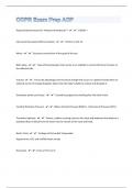 COPR Exam Prep ACP 123 Final Exam Questions With 100% Correct Answers