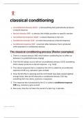 classical conditioning 8 mark essay