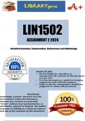 LIN1502 Assignment 2 2024 - DUE 02 April 2024