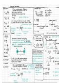 Unit 4 a level physics Fields notes