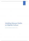 Samenvatting Tentamen Inleiding Nieuwe Media en Digitale Cultuur