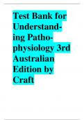 Test Bank for Understanding Pathophysiology 3rd Australian Edition
