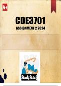CDE3701 Assignment 2 2024 (ANSWERS)