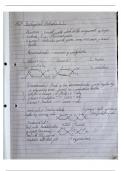 A level Biology Topic 1 - Biological Molecules - Personal Class Notes