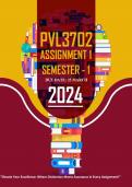 PVL3702 ASSIGNMENT 1 SEMESTER 1 - 2024 (157217)