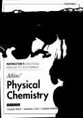 Student Solutions Manual to Accompany Atkins’ Physical Chemistry 9th EDITION