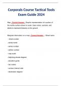 Corporals Course Tactical Tools Exam Guide 2024