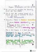 Edexcel IGCSE O-level Chemistry, Chap 15: Extraction and Uses of Metals (Handwritten Notes)