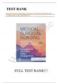Test Bank For Medical-Surgical Nursing: Concepts for Interprofessional Collaborative Care 10th Edition by Donna D. Ignatavicius||ISBN NO:10,0323612423||ISBN NO:13,978-0323612425||All Chapters||Complete Guide A+.
