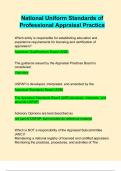 National Uniform Standards of Professional Appraisal Practice