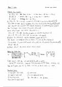 Summary Notes for Mathematics MATH1201 Algebra 1