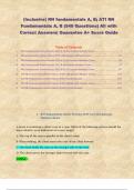 (Inclusive) RN fundamentals A, B; ATI RN Fundamentals A, B (540 Questions) All with Correct Answers| Guarantee A+ Score Guide