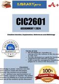 CIC2601 Assignment 1 2024 (571307)