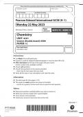 June 2023 Edexcel IGCSE Chemistry QP 4ch1 / 1c