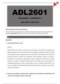 ADL2601 Assignment 1 [Detailed Answers] Semester 1 - Due 8 April 2024