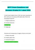 NFPT Exam Questions and Answers Graded A+ Latest 2024 