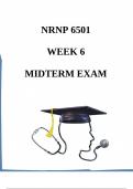 NURS 6501 / NURS6501, Advanced Pathophysiology Midterm exam | LATEST 2024 / 2025
