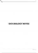 COMPLETE OCR A Level Biology Notes