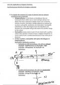 BTEC Applied Science Level 3 Unit 14 Applications of Organic Chemistry Learning Aim A