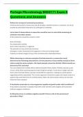 Portage Microbiology BIOD171 Exam 5 Questions and Answers