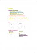 Nurs 2402 - Endocrine disorders notes 