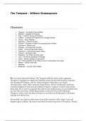 A* revision sheet THE TEMPEST A LEVEL:  essay questions