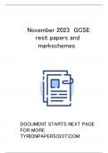 AQA NOVEMBER 2023 GCSE RESITS MATHS FOUNDATION TIER  PAPER 2