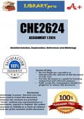 CHE2624 Assignment 1 (COMPLETE ANSWERS) 2024 - DUE 17 April 2024