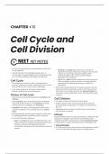 cell cycle and cell division short notes with mastering multiple choice questions for best practice