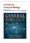 Test Bank for General biology by Benato A. Dela Pena JR, Daniel E. Gracilla, Christian R. Pangilina