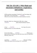 NR 324- EXAM 1, WK4 fluid and electrolyte imbalances, respiratory, and cardiac