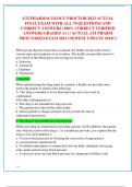 ATI PHARMACOLOGY PROCTOR 2023 ACTUAL  FINAL EXAM WITH ALL 70 QUESTIONS AND  CORRECT ANSWERS (100% CORRECT VERIFIED  ANSWERS GRADED A+) / ACTUAL ATI PHARM  PROCTORED EXAM 2023 (NEWEST UPDATE 2024!!)