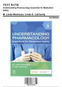 Test Bank for Understanding Pharmacology Essentials for Medication Safety, 3rd Edition by Workman-LaCharity, 9780323793506, Covering Chapters 1-29 | Includes Rationales