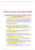 lOMoARcPSD| 894 482 0 Hesi exit exam test bank 2023