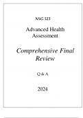(UOPX) NSG 523 ADVANCED HEALTH ASSESSMENT COMPREHENSIVE FINAL REVIEW 2024.