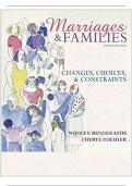 Test Bank For Marriages & Families: Changes, Choices, and Constraints 9th Edition by Nijole V. Benokraitis||ISBN 978-0134720166||Complete Guide A+